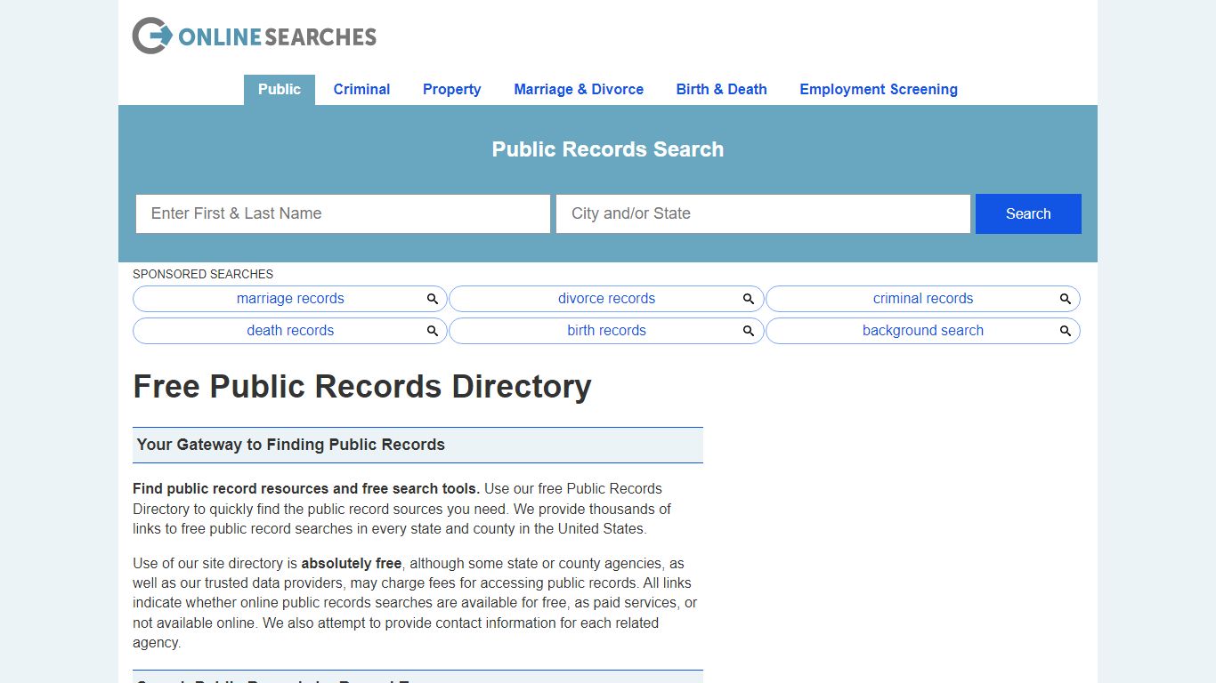 Guam Free Public Records Directory - OnlineSearches.com